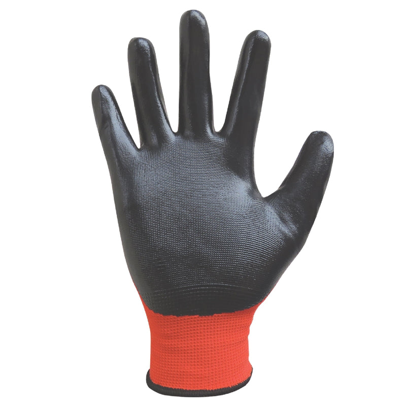 Ace Men's Indoor/Outdoor Coated Work Gloves Red L 3 pk