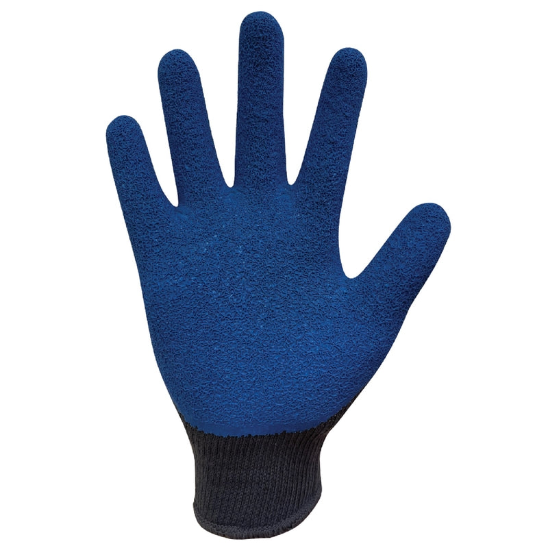 Ace Men's Indoor/Outdoor Coated Work Gloves Blue/Gray L 3 pk