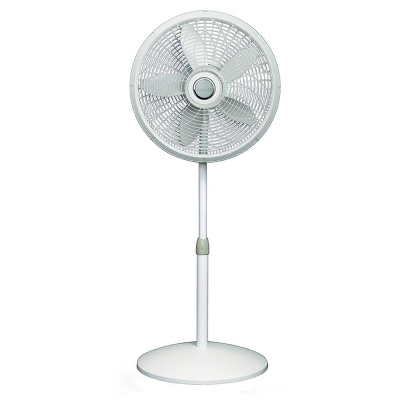 PEDESTAL FAN 18" WHT