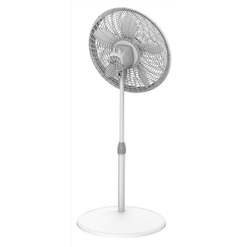 Lasko 54-1/2 in. H X 18 in. D 3 speed Oscillating Pedestal Fan