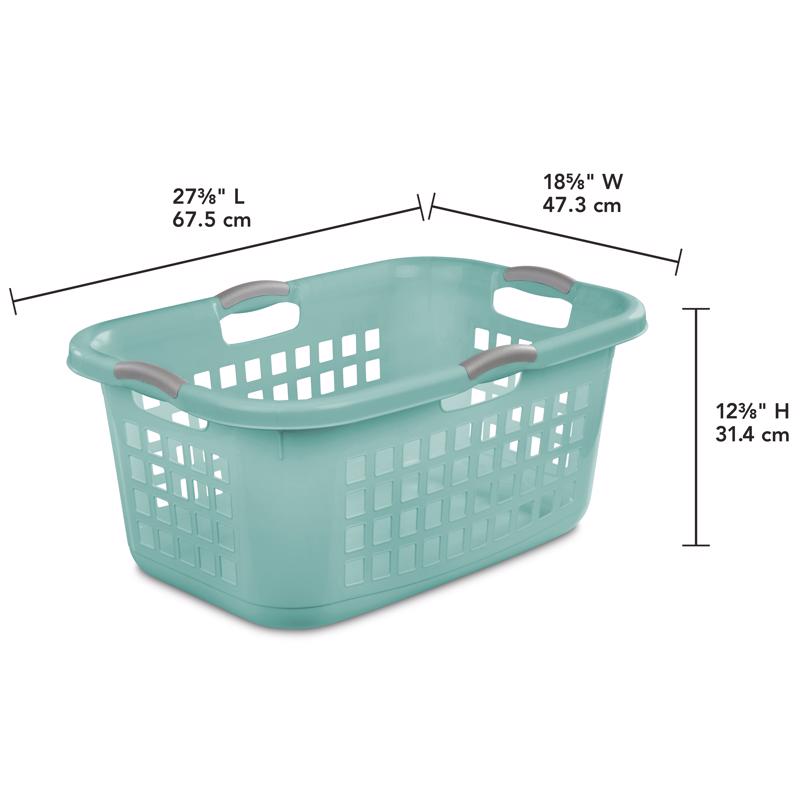 Sterilite Aqua Plastic Laundry Basket