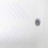 Duck White Shower and Bath Treads Polyurethane 1/32 in. H X 8 3/4 in. L