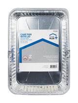 CAKE PAN W/LID 13X9 2PK