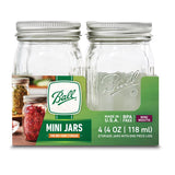 Ball Mini Mouth Storage Jar 4 oz 4 pk
