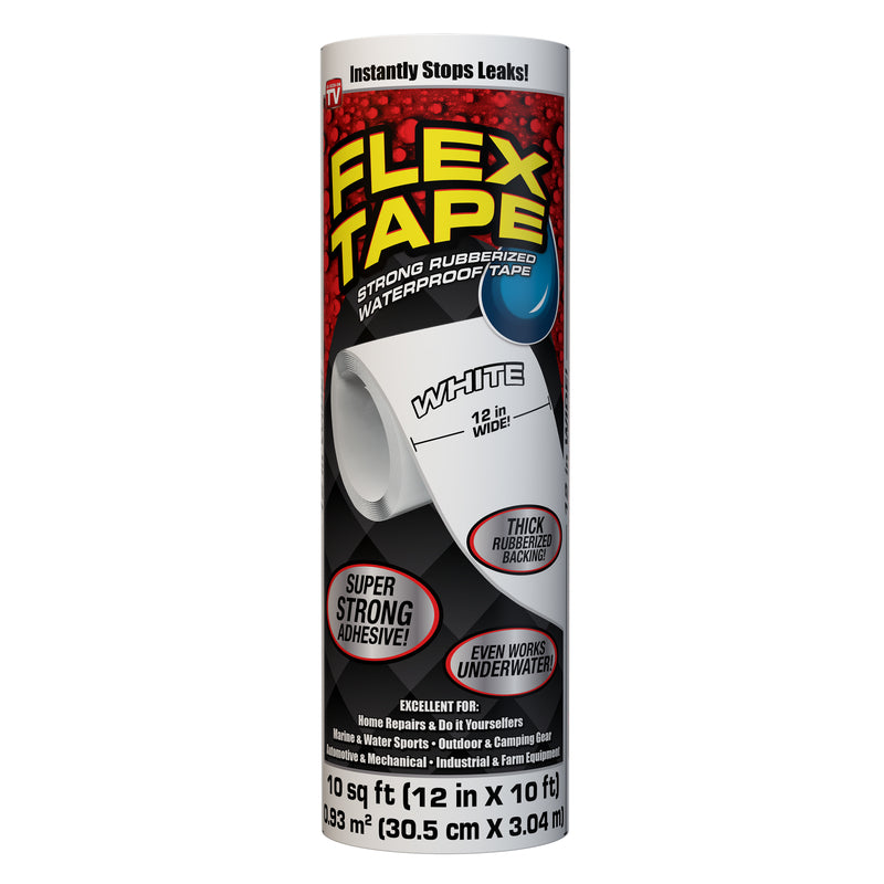 FLEX TAPE WHITE 12"X10'