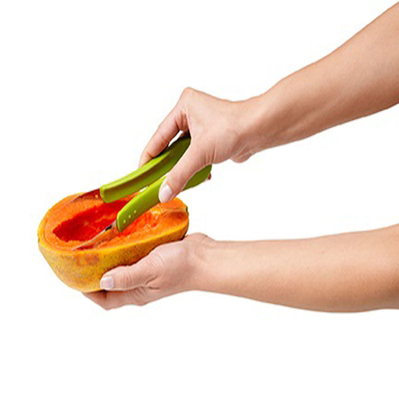 Chef'n ScoopTroop Multi-Colored Plastic Melon Baller/Fruit Scoops Set