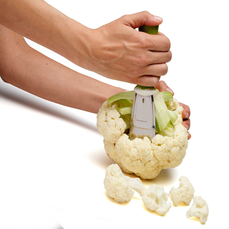 Chef'n StalkChop Green Plastic Cauliflower Prep Tool