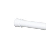 CURTAIN ROD WHT 49-86"