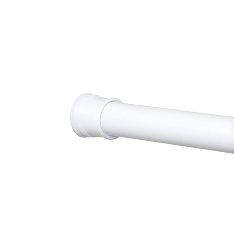 CURTAIN ROD WHT 49-86"