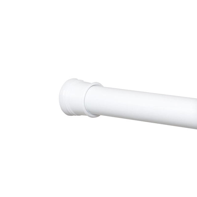 CURTAIN ROD WHT 49-86"