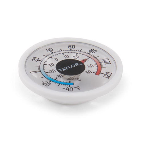 Taylor Dial Thermometer Plastic White 1.75 in.