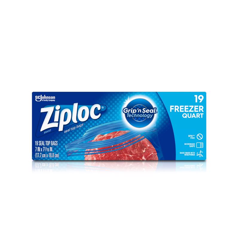 FREEZER BAG 1QT 19PK