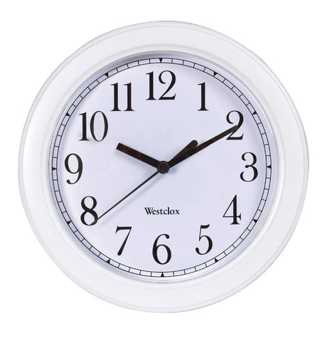 CLOCK WALL SIMPLE WHITE
