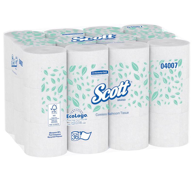 BATH TISSUE CORELS 36PK