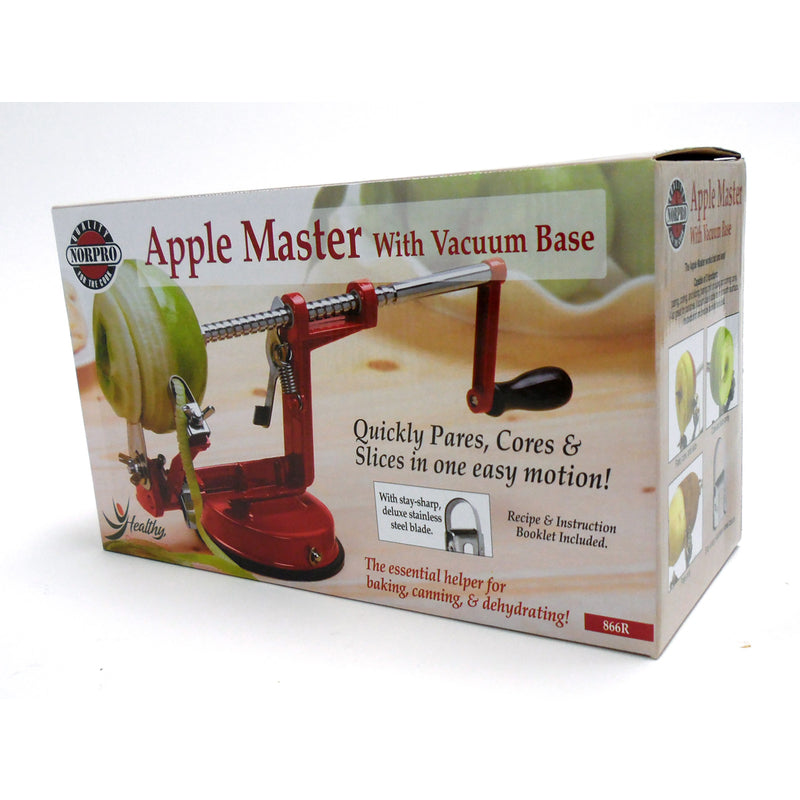 Norpro Apple Master Red Cast Iron Slicer and Corer