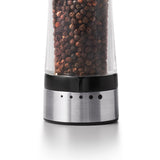 OXO Good Grips Clear/Silver Plastic/Stainless Steel 2-in-1 Salt & Pepper Grinder Shaker 4-3/4 oz