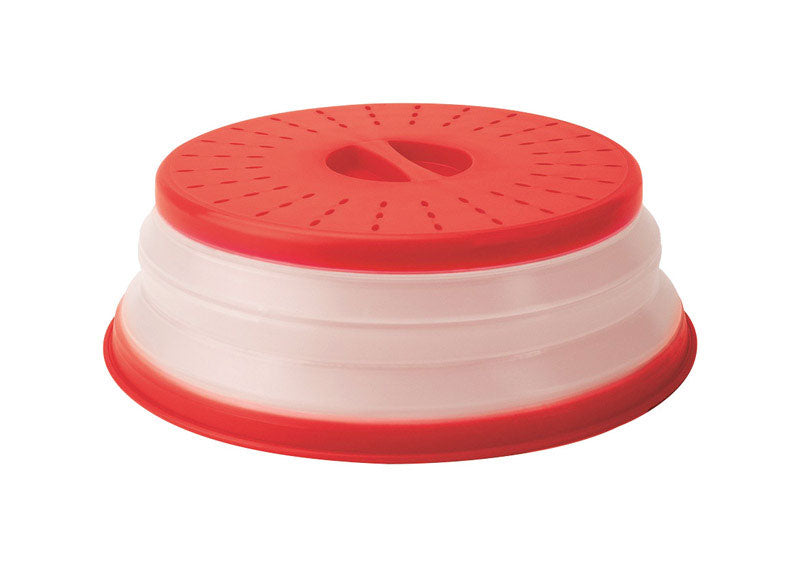 MICRO FOOD CVR RED 10.5"