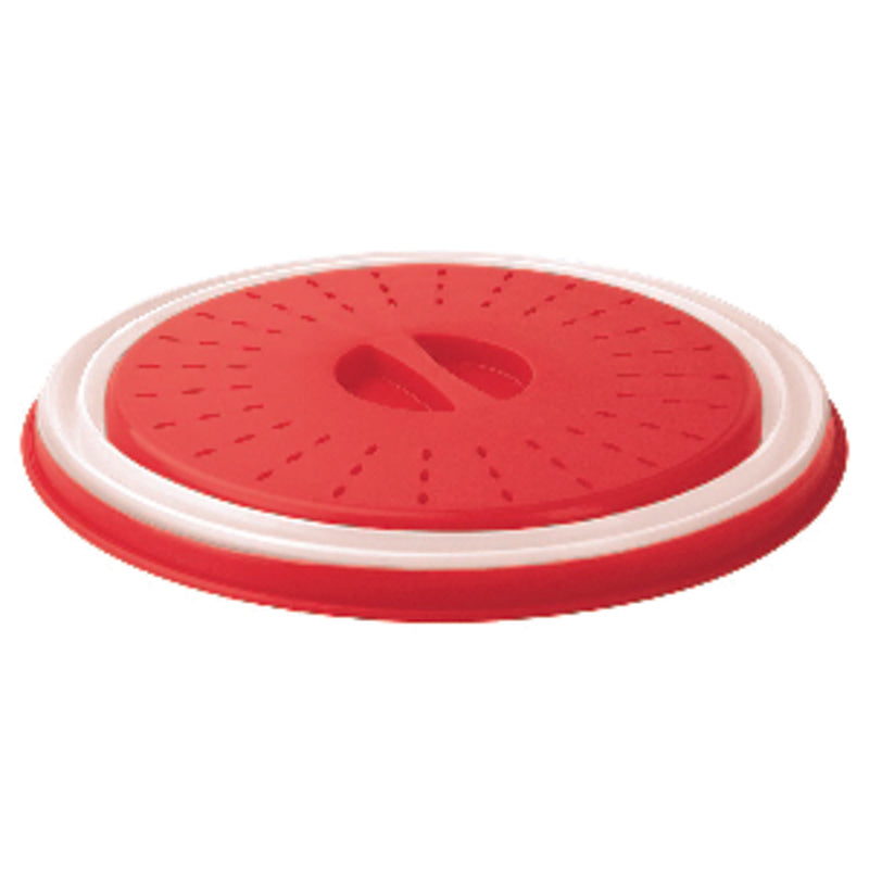 Tovolo Red/White Plastic Collapsible Microwave Food Cover