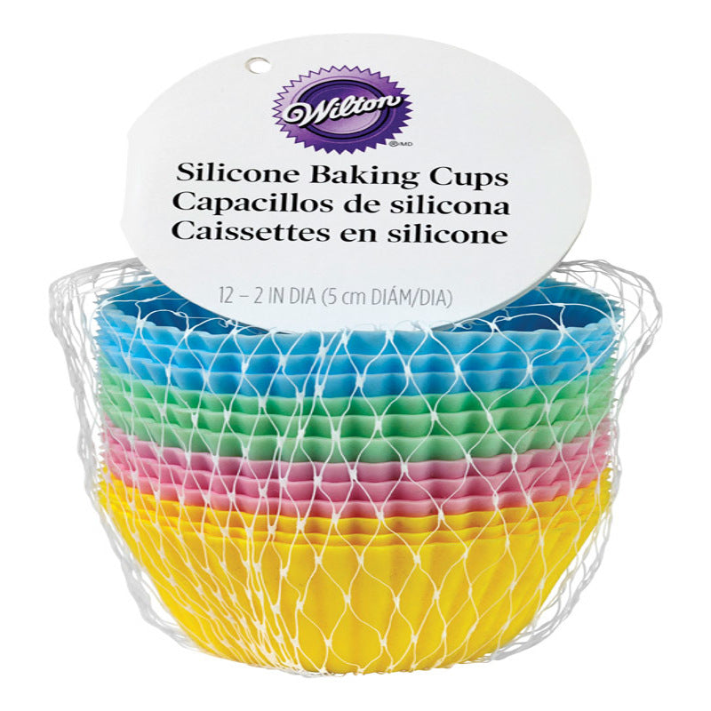 SILICONE BAKE CUP 12PK