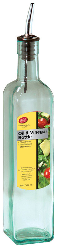 OIL/VINEGAR BTL GRN 16OZ