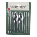 TableCraft Silver Steel/Zinc Lobster Crack and Fork Set