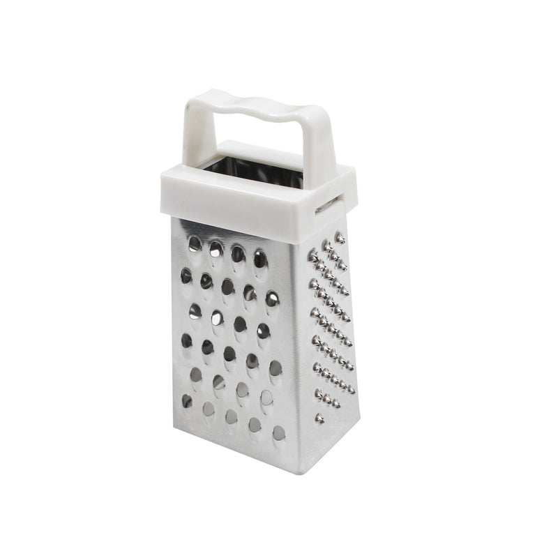 TableCraft Silver Stainless Steel Mini Box Grater