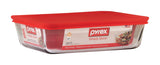 PYREX RCT W/LID RED 6C