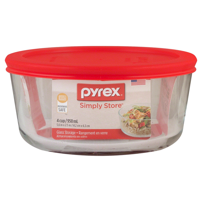 Pyrex 4 cups Clear Food Storage Container 1 pk