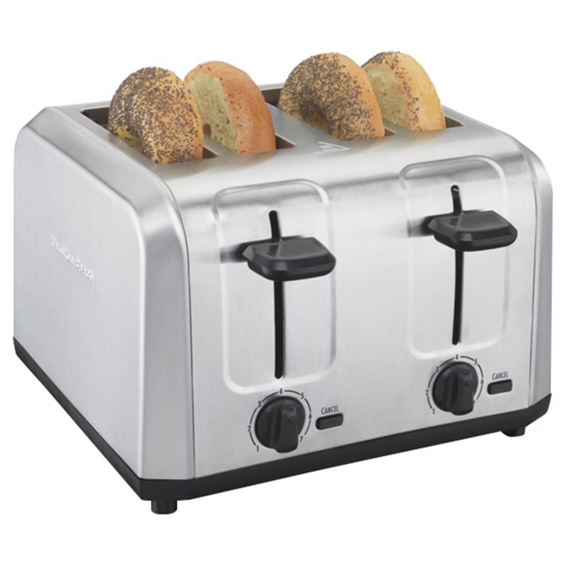 TOASTER 4 SLOT SILVER