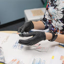 AMMEX Professional Nitrile Disposable Exam Gloves Large Black Powder Free 100 pk