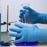 AMMEX Professional Nitrile Disposable Exam Gloves Large Blue Powder Free 100 pk