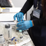 AMMEX Professional Nitrile Disposable Exam Gloves Medium Blue Powder Free 100 pk