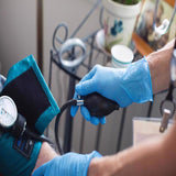 AMMEX Professional Nitrile Disposable Exam Gloves X-Large Blue Powder Free 100 pk