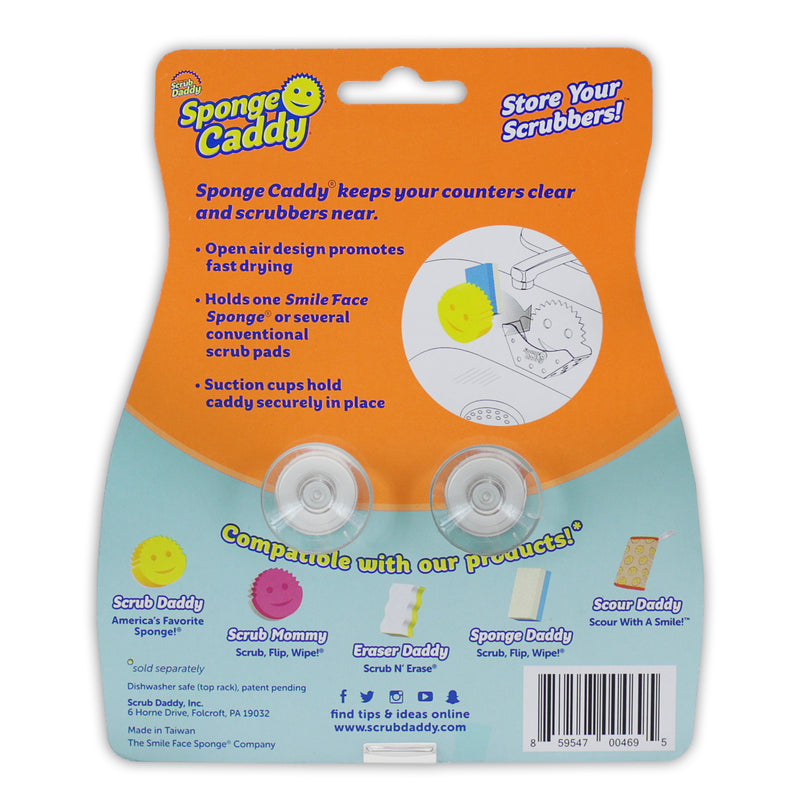 Scrub Daddy Sponge Caddy Heavy Duty Sponge For Household 6.5 in. L 1 pk