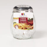 Gemco Clear/Silver Glass/Stainless Steel Cheese Shaker 5 oz