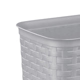 Sterilite 3.4 gal Brown Polypropylene Weave Wastebasket