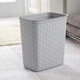 Sterilite 3.4 gal Brown Polypropylene Weave Wastebasket