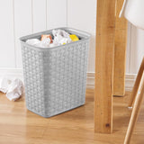 Sterilite 3.4 gal Brown Polypropylene Weave Wastebasket