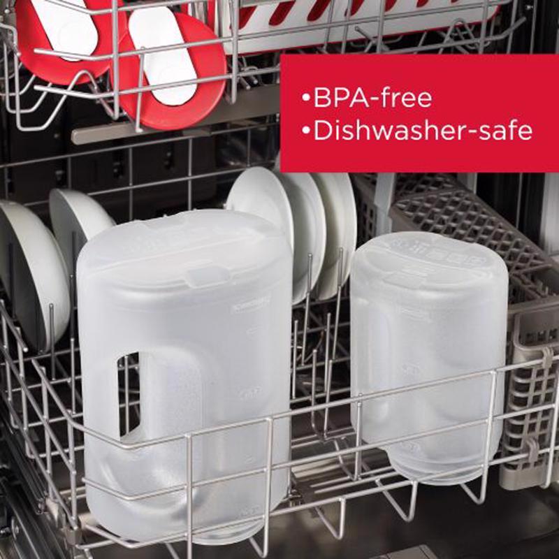 Seal-N-Save 2 qt Clear Mixing Bottle 1 pk