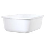 Rubbermaid White Plastic Dishpan 11.4 qt