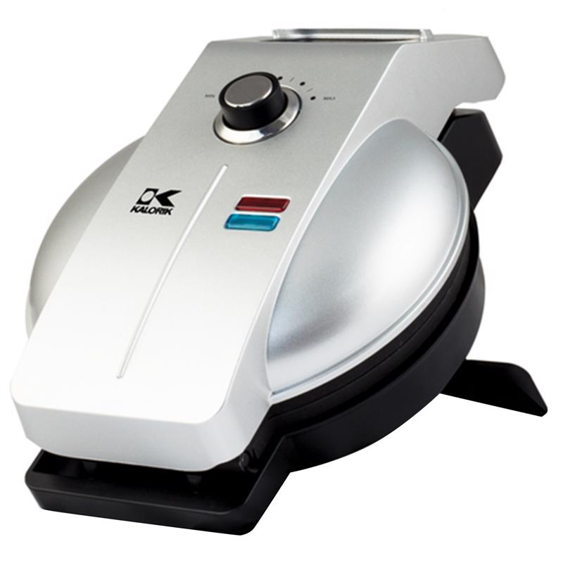 Kalorik 1 waffle Silver Aluminum Belgian Waffle Maker