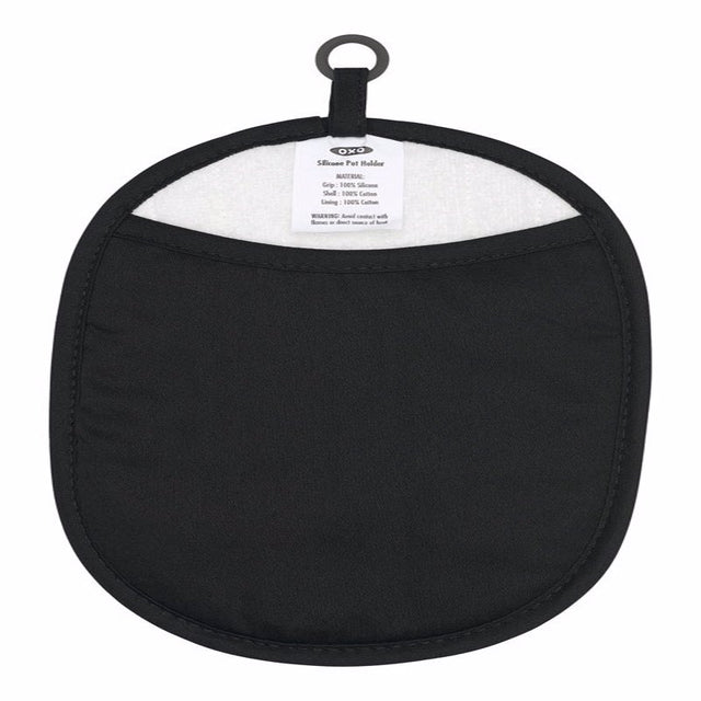 POT HOLDER SILICON BLK