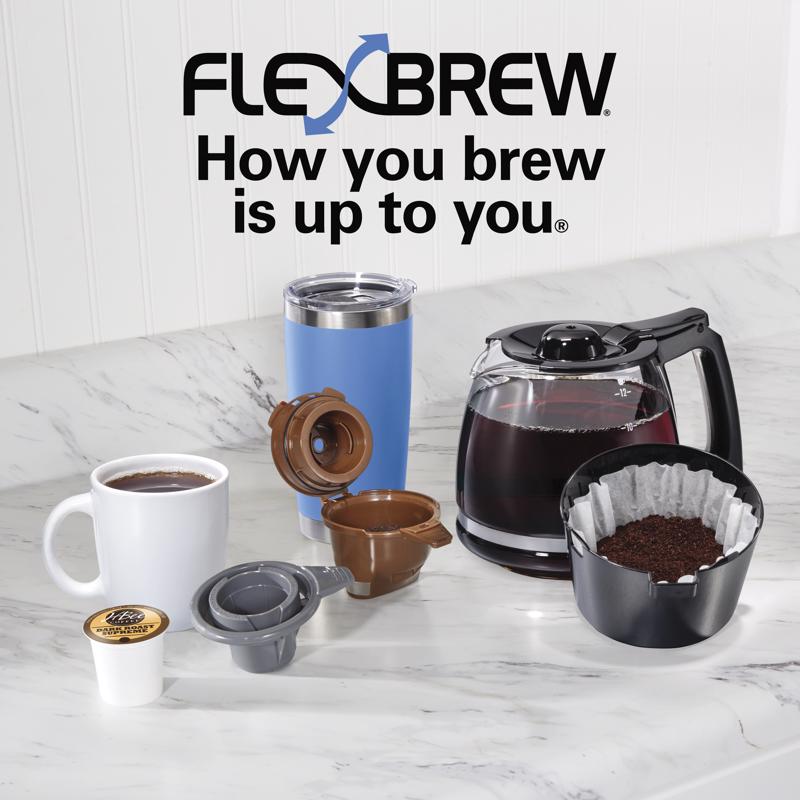 Hamilton Beach FlexBrew 12 cups Black Coffee Maker