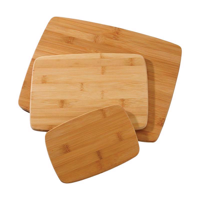 Farberware 14 in. L X 11 in. W X 0.25 in. Bamboo Cutting Board Set