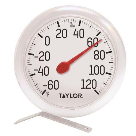 Taylor Dial Thermometer Plastic White 6 in.
