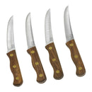 Chicago Cutlery Walnut Tradition Stainless Steel Steak Knife Set 4 pc