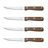 Chicago Cutlery Walnut Tradition Stainless Steel Steak Knife Set 4 pc