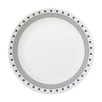 PLATE BLK/WHT 10.25"