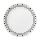 PLATE BLK/WHT 10.25"