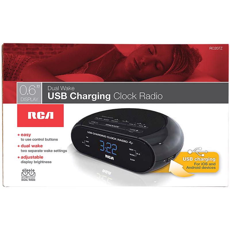 USB CHARGNG CLOCK RADIO